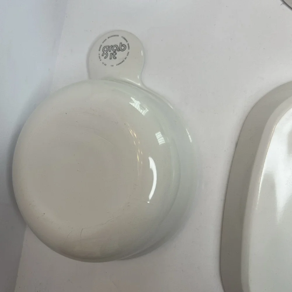 Vintage Corning Ware MW-116 Grab-It P-150-B Sidekick P-140-B 4pc Set USA READ